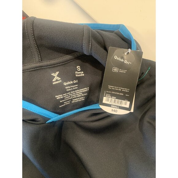 (C-199) Quick dri xersion mens hoodie size S gray color /new - Picture 4 of 4